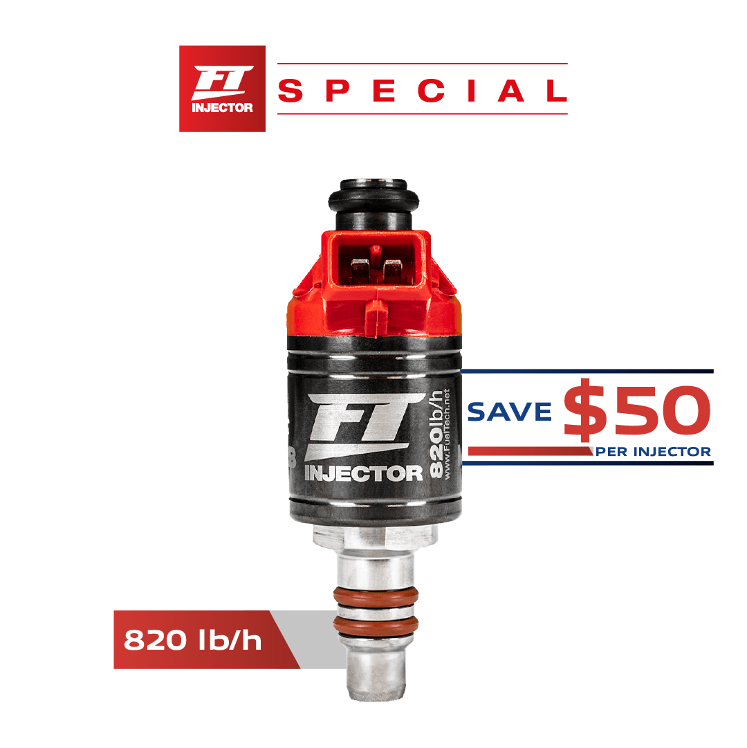 Time Offset Injector FT Injector 820 lb/h - Racing Fuel Injectors – Killin Time Racing