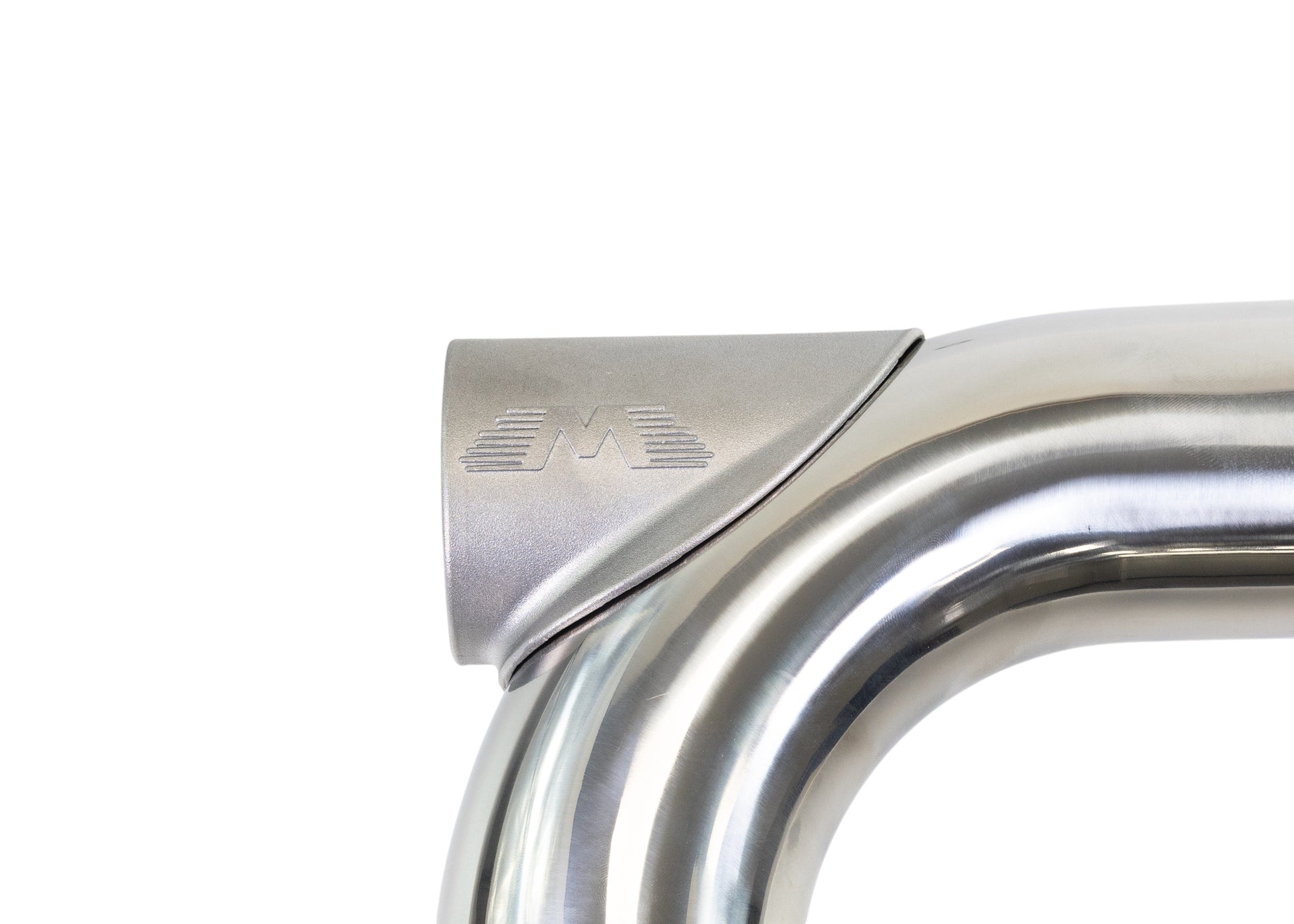 High Flow Wastegate Merge for 60/66mm Wastegate and 3" Tubing / 90° Bend  21-13002 - Motion Raceworks