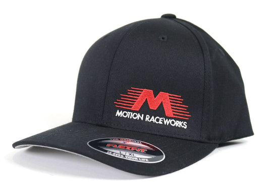 Motion Raceworks Hat Black Flex Fit - Motion Raceworks
