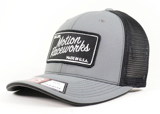 Motion Heritage Hat Gray/Black Flex Fit - Motion Raceworks