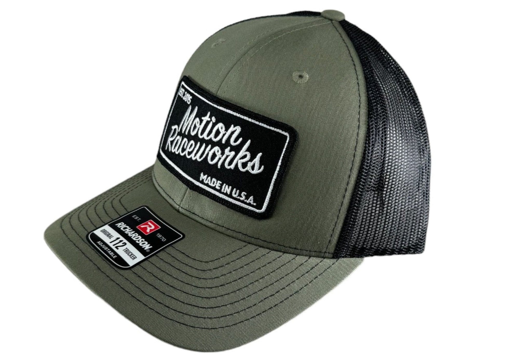 Motion Heritage Hat Dark Green/Black Snapback - Motion Raceworks