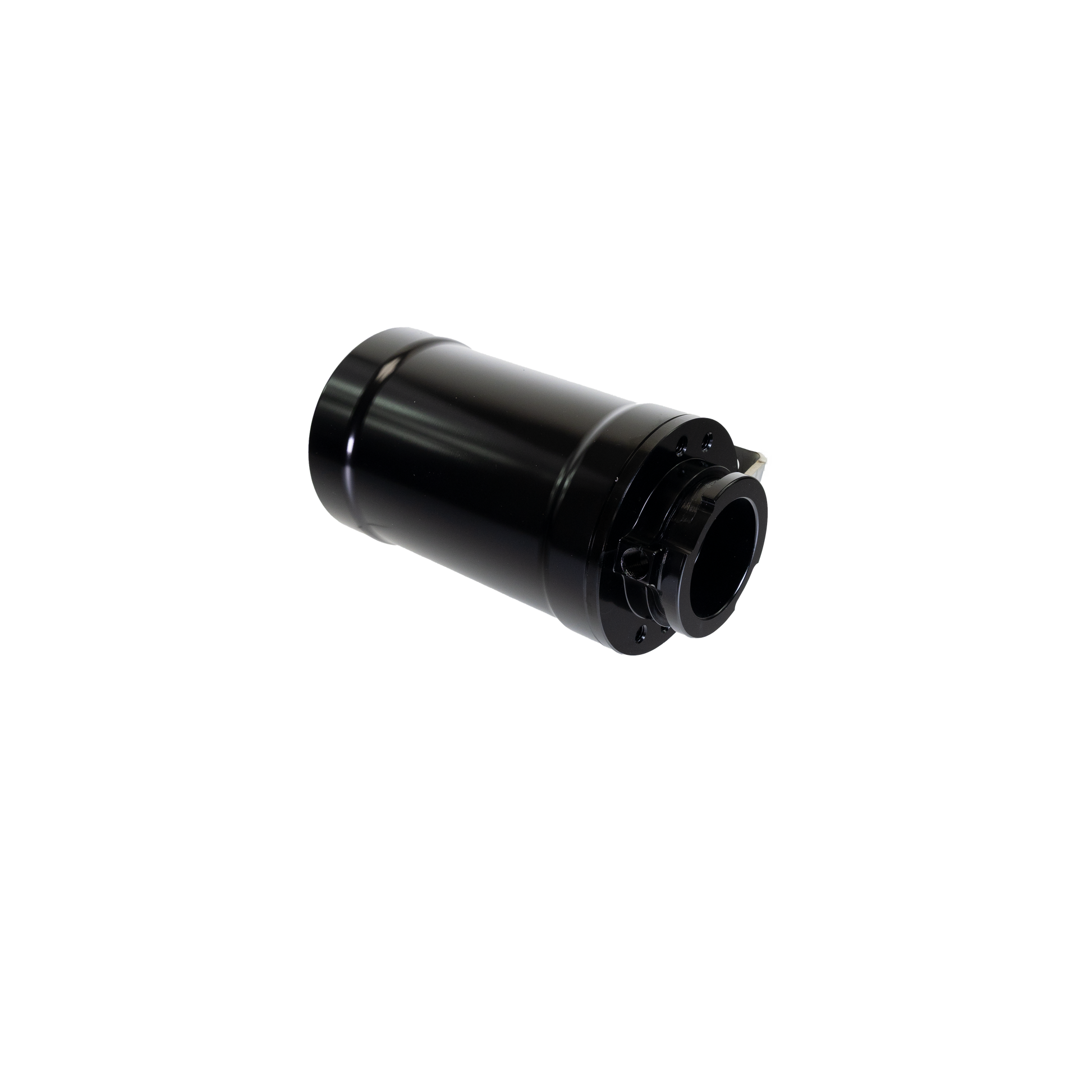Coolant Expansion Tank / Remote Fill Billet Black Anodized w/ Mount - Motion Raceworks