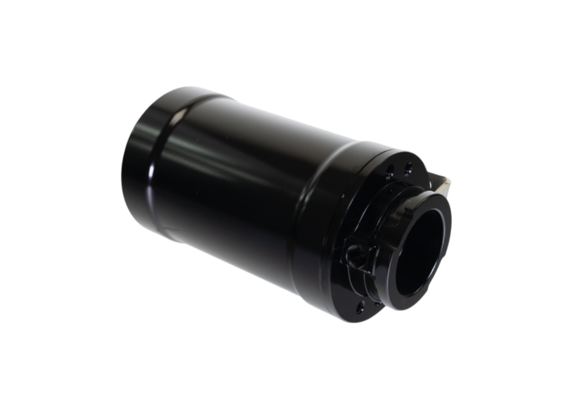 Coolant Expansion Tank / Remote Fill Billet Black Anodized w/ Mount - Motion Raceworks