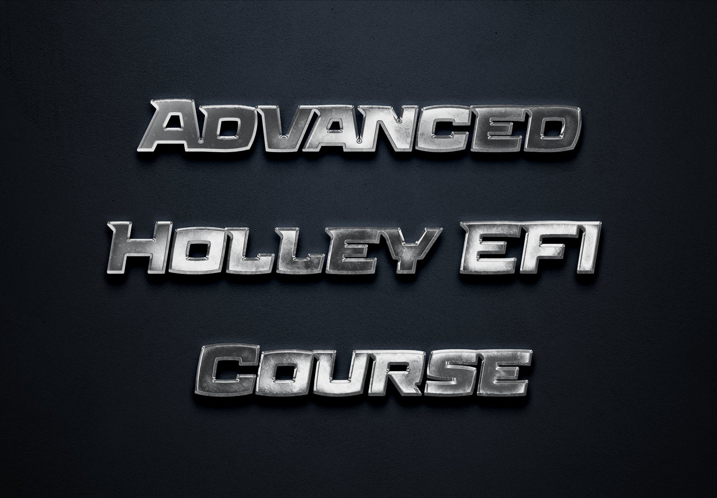 Advanced Holley EFI Tuning Course