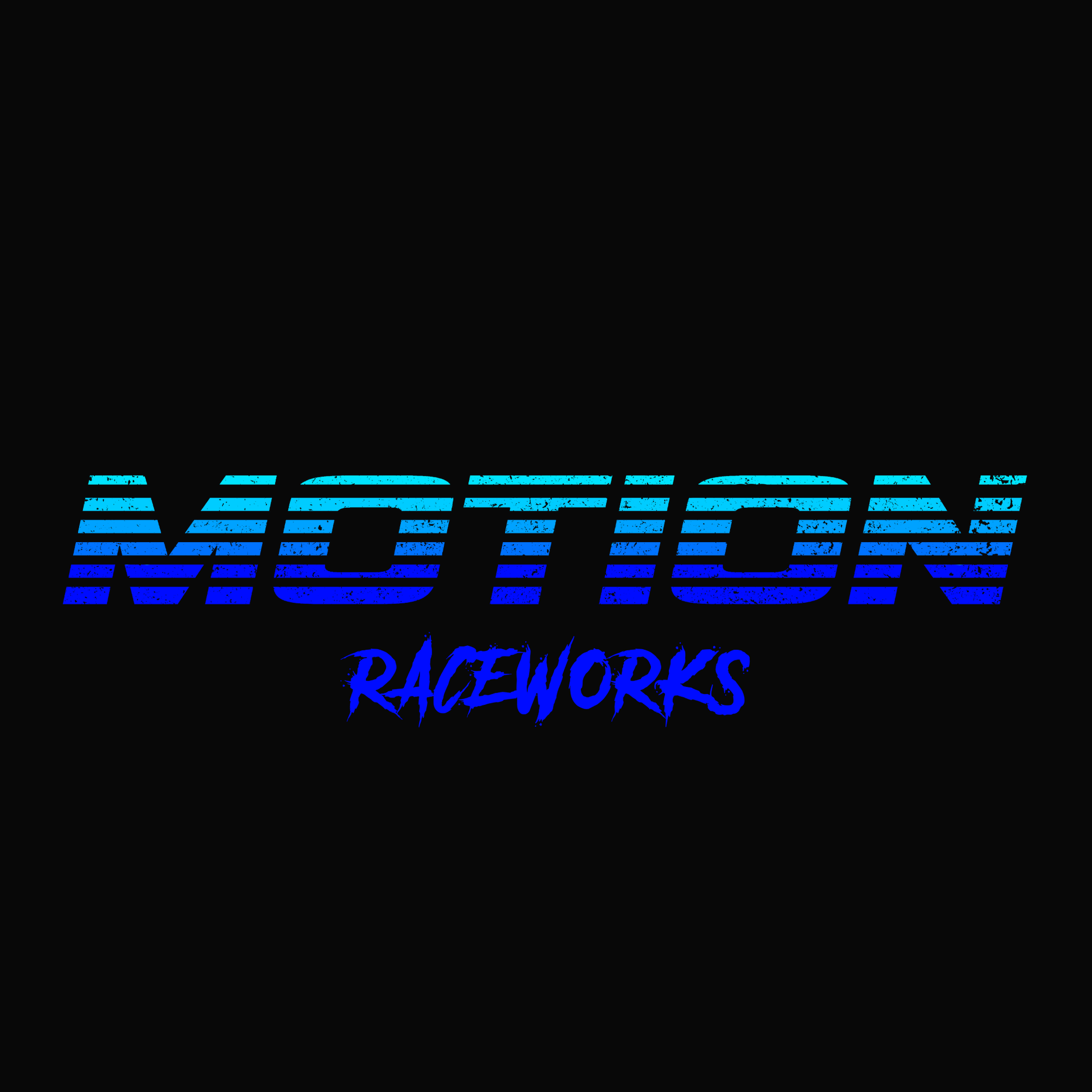 Blue Fade Motion Raceworks Shirt - Motion Raceworks