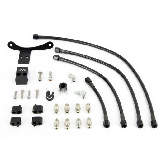 Motion Raceworks V2 LS Flex Line Coolant Crossover Steam Kit for Low Pro Plastic Intakes 10-10006-Motion Raceworks-Motion Raceworks