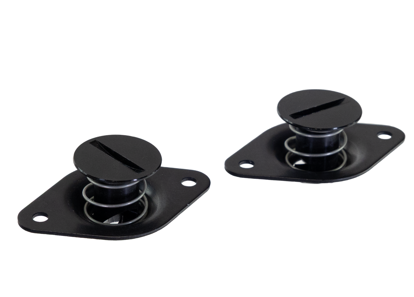 7/16 Black Anodized Dzus Fastener, Self Eject (2 Pack) - Motion Raceworks