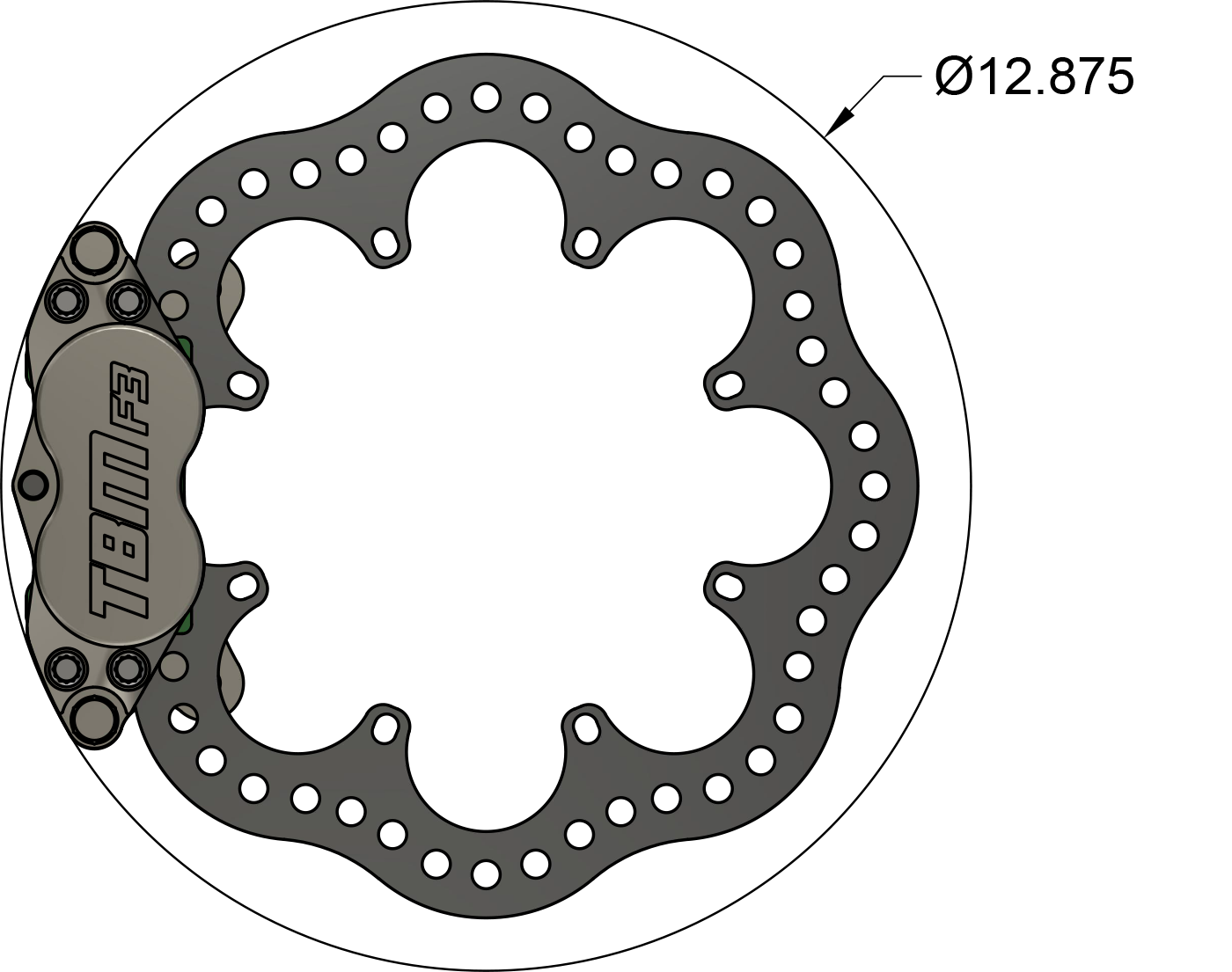2023-24 BMW M2 (G87) Rear Drag Racing Brake Kit - Motion Raceworks