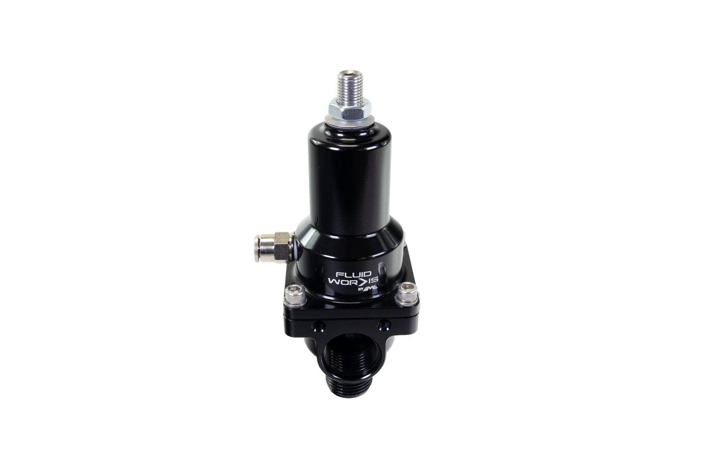 Fluidworks 7-20 gpm Fuel Pressure Regulator 180 Degree - Motion Raceworks