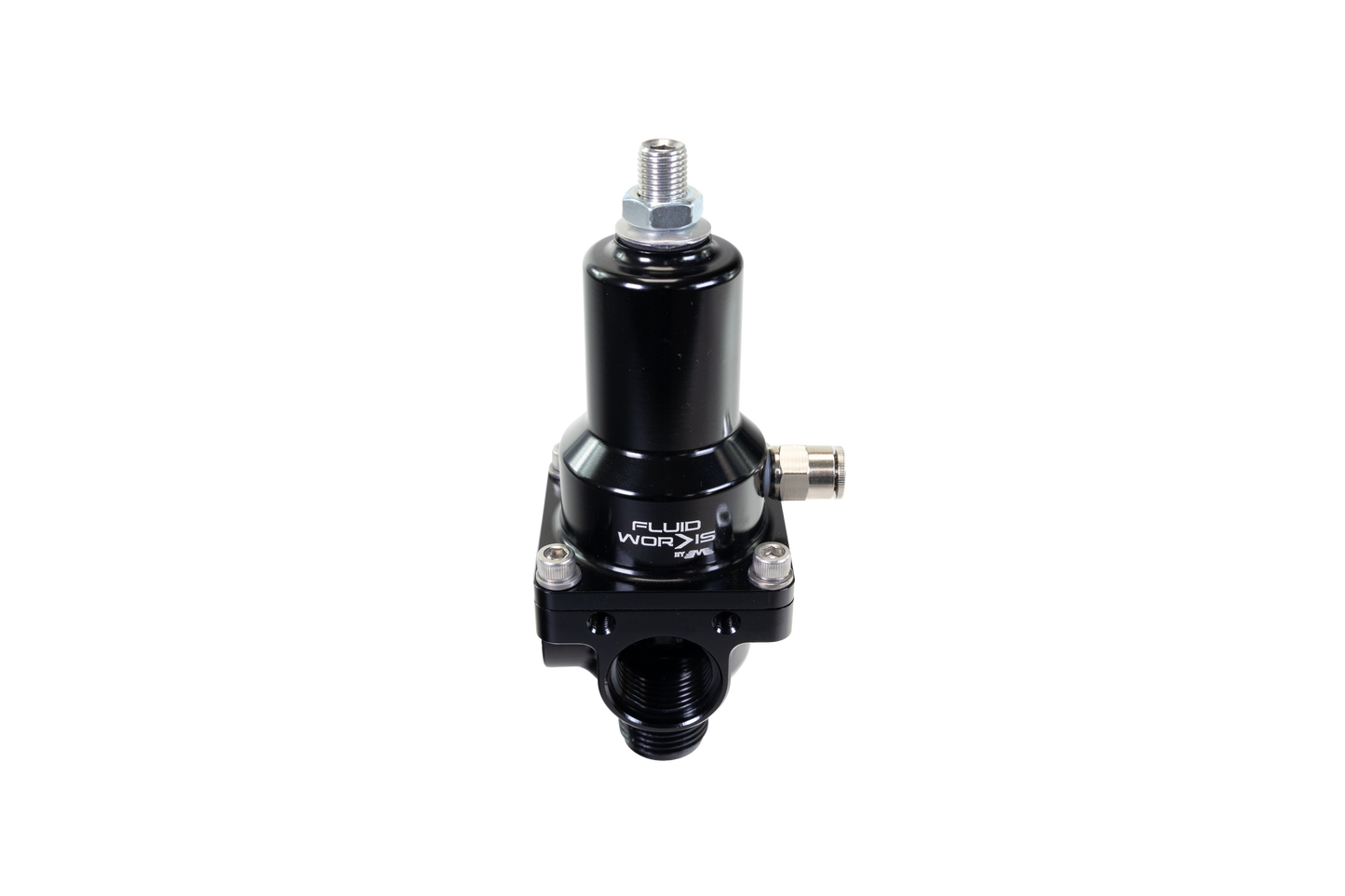 Fluidworks 7-20 gpm Fuel Pressure Regulator 90 Degree - Motion Raceworks