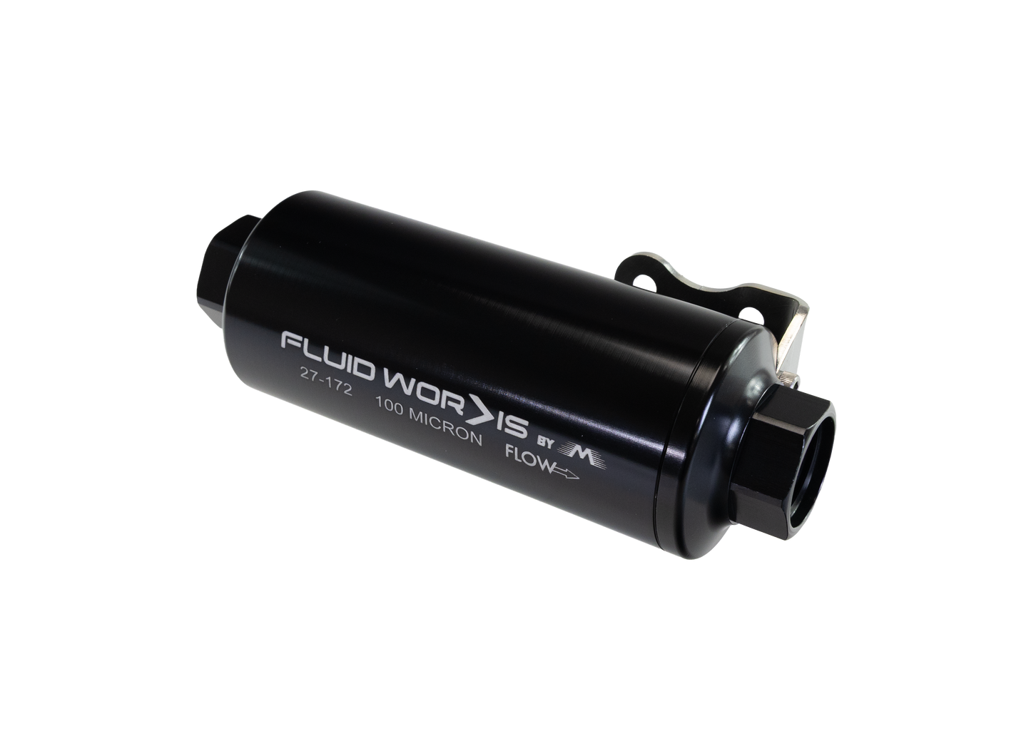 Fluidworks 12GPM Pre Fuel Filter w/ Mount (100 Micron) 27-172 - Motion Raceworks