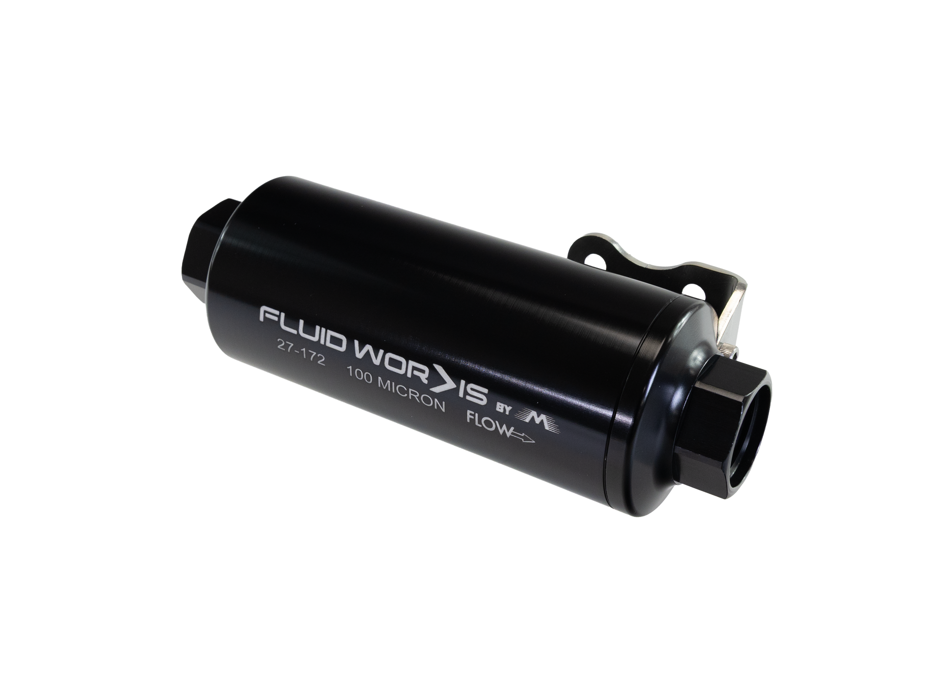 Fluidworks 12GPM Pre Fuel Filter w/ Mount (100 Micron) 27-172 - Motion Raceworks