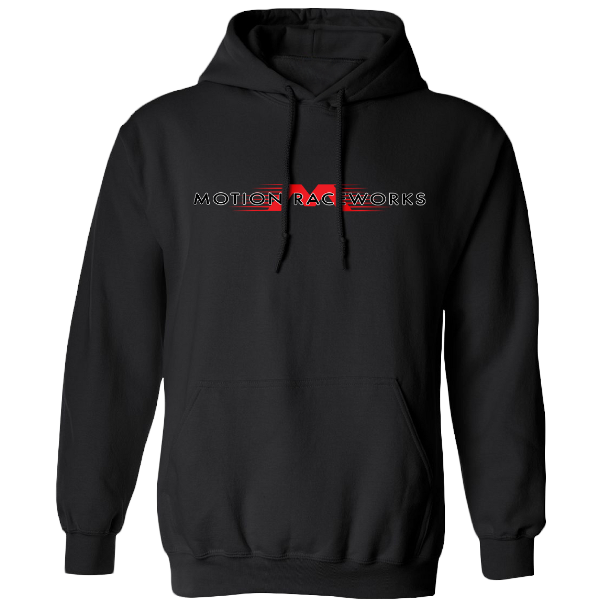 Motion "Flying M" Logo Black Hoodie - Motion Raceworks