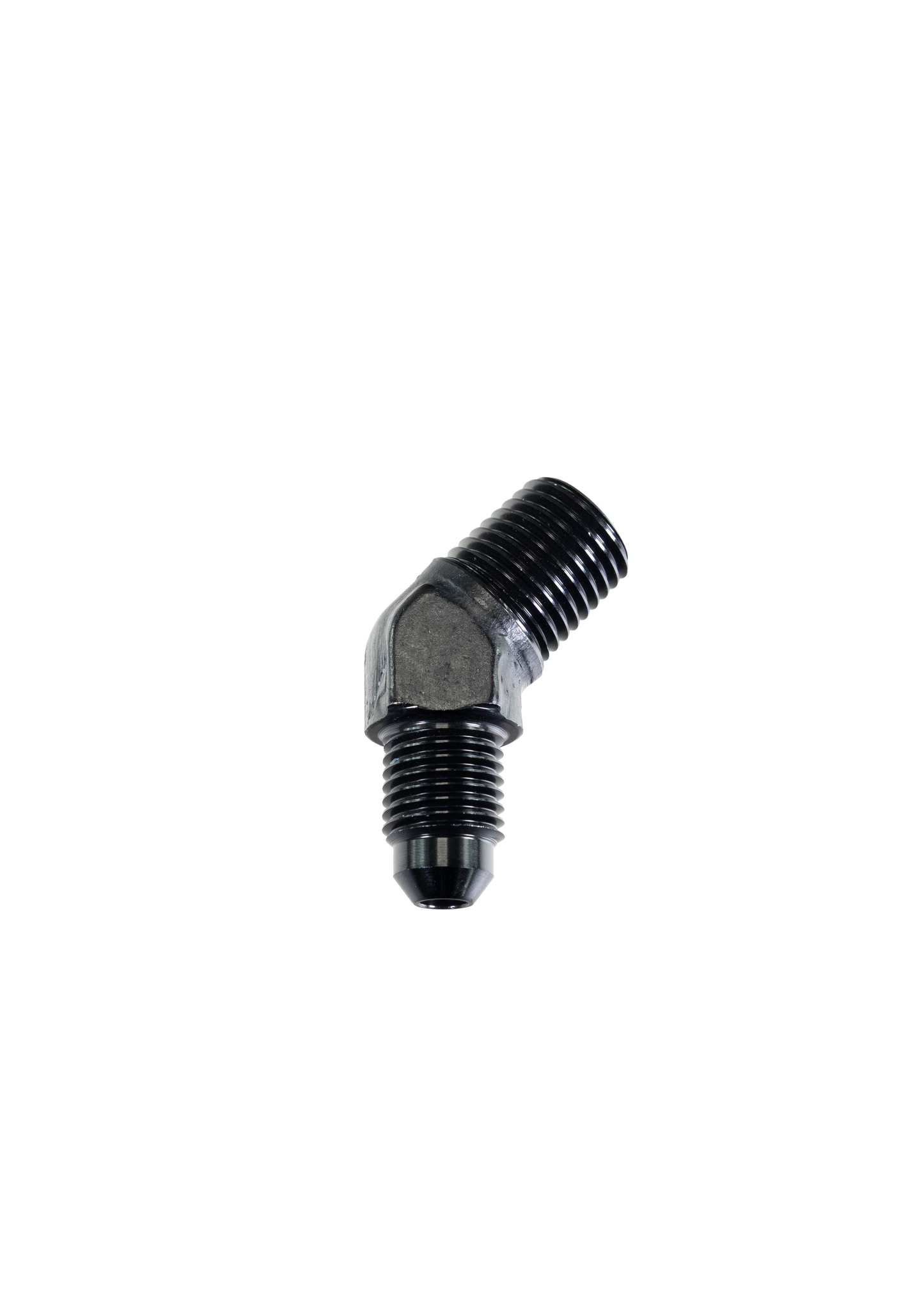 Fragola -4 AN x 1/4" NPT 45° Adapter 482344-BL - Motion Raceworks