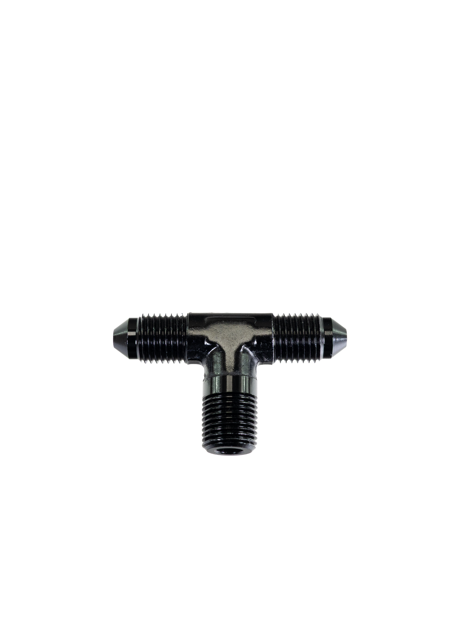 Fragola -3 AN x 1/8 NPT Tee Pipe On Side 482503-BL - Motion Raceworks