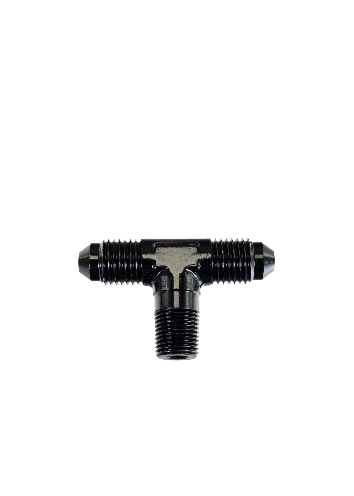 Fragola -4 AN x 1/8 NPT Tee Pipe On Side 482504-BL - Motion Raceworks