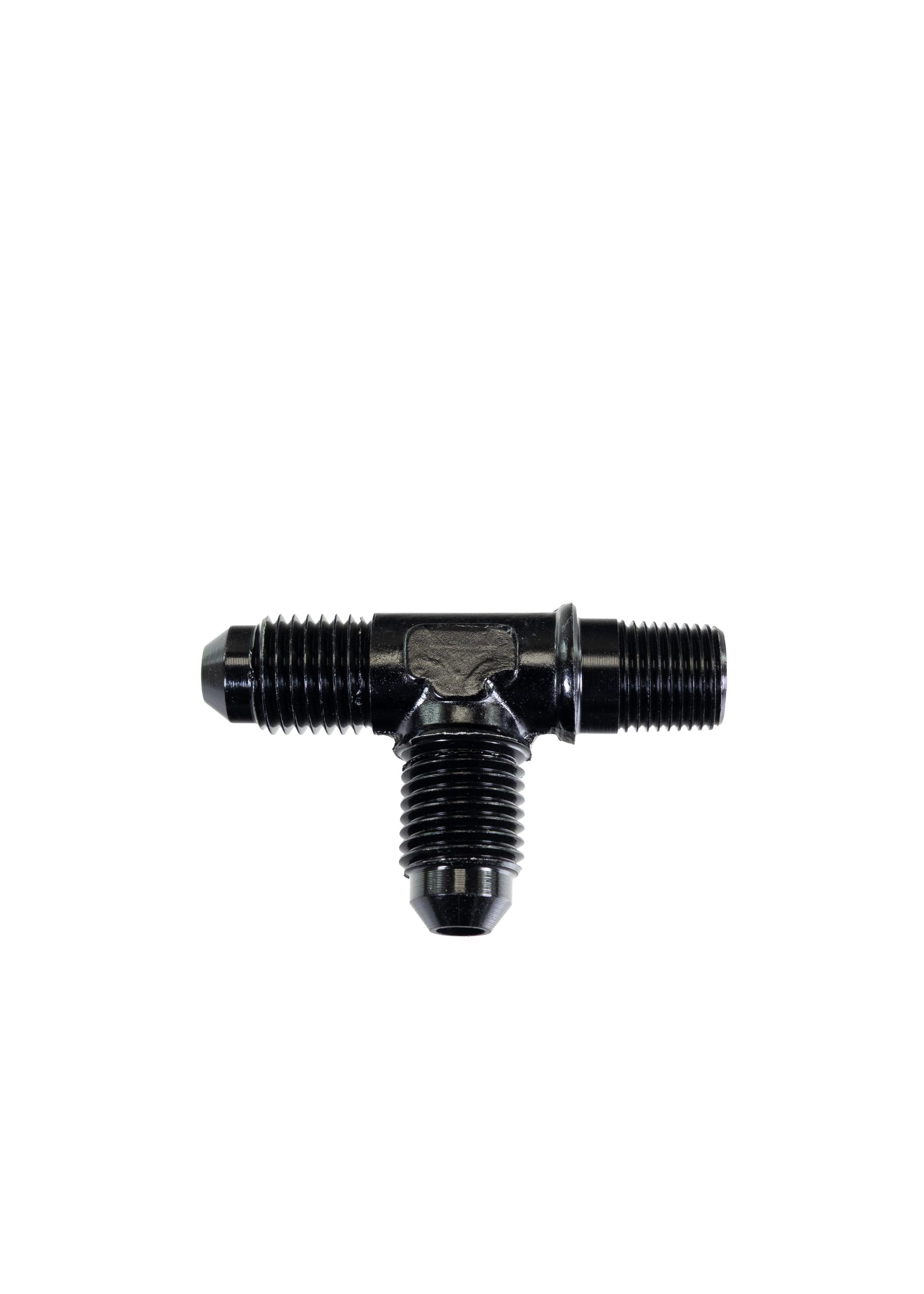 Fragola -4 AN x 1/8 NPT Tee Pipe On Run 482604-BL - Motion Raceworks