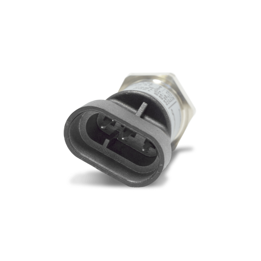 FuelTech's PS-10 pressure sensor features a stainless-steel body and is frequently used to monitor fuel, oil, and wastegate pressure.