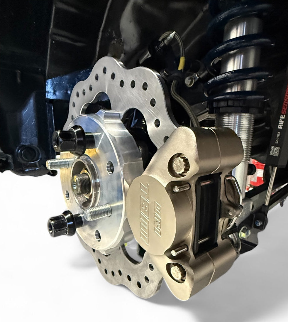 1992-2001 Honda/Acura (GSR & Hub City Knuckle) Drag Racing Rear Brake Kit - Motion Raceworks