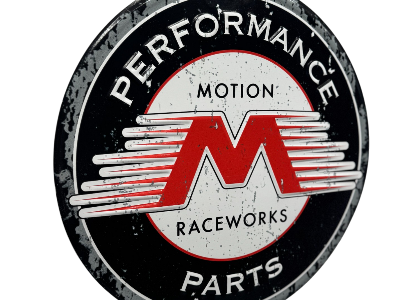 Motion Raceworks 12" Stamped Metal Sign