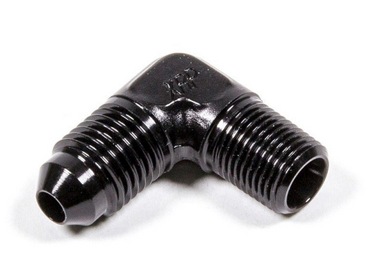 ELBOW,90 #4 FLARE-1/8NPT ANODIZE BLACK (XRP-982204BB)