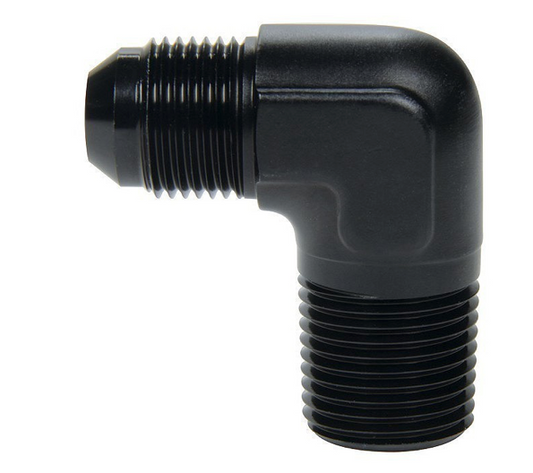 ELBOW,90 #3 FLARE-1/4NPT ALUM. BLACK (XRP-982234BB)