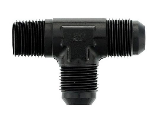 TEE, #8 X 1/4 NPT ON RUN BLACK (XRP-982608BB)