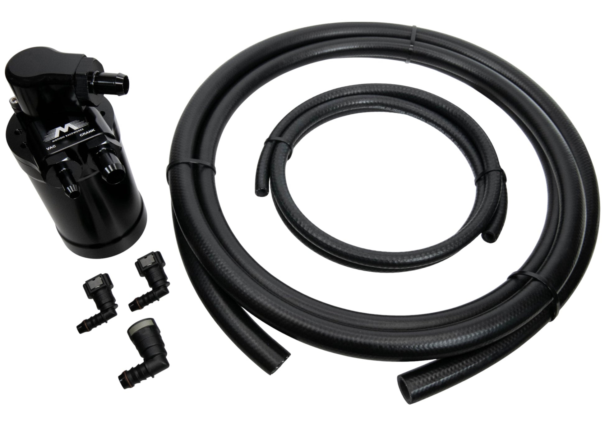 Motion Raceworks 2 Stage Active Billet Catch Can Gen 1/2 Coyote Kit - Motion Raceworks