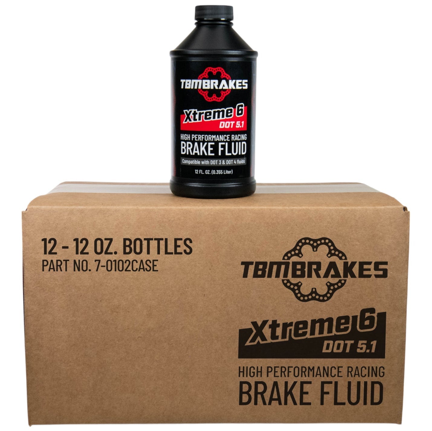 1 Case (12 bottles) TBM DOT 5.1 Extreme 6 Brake Fluid - Motion Raceworks