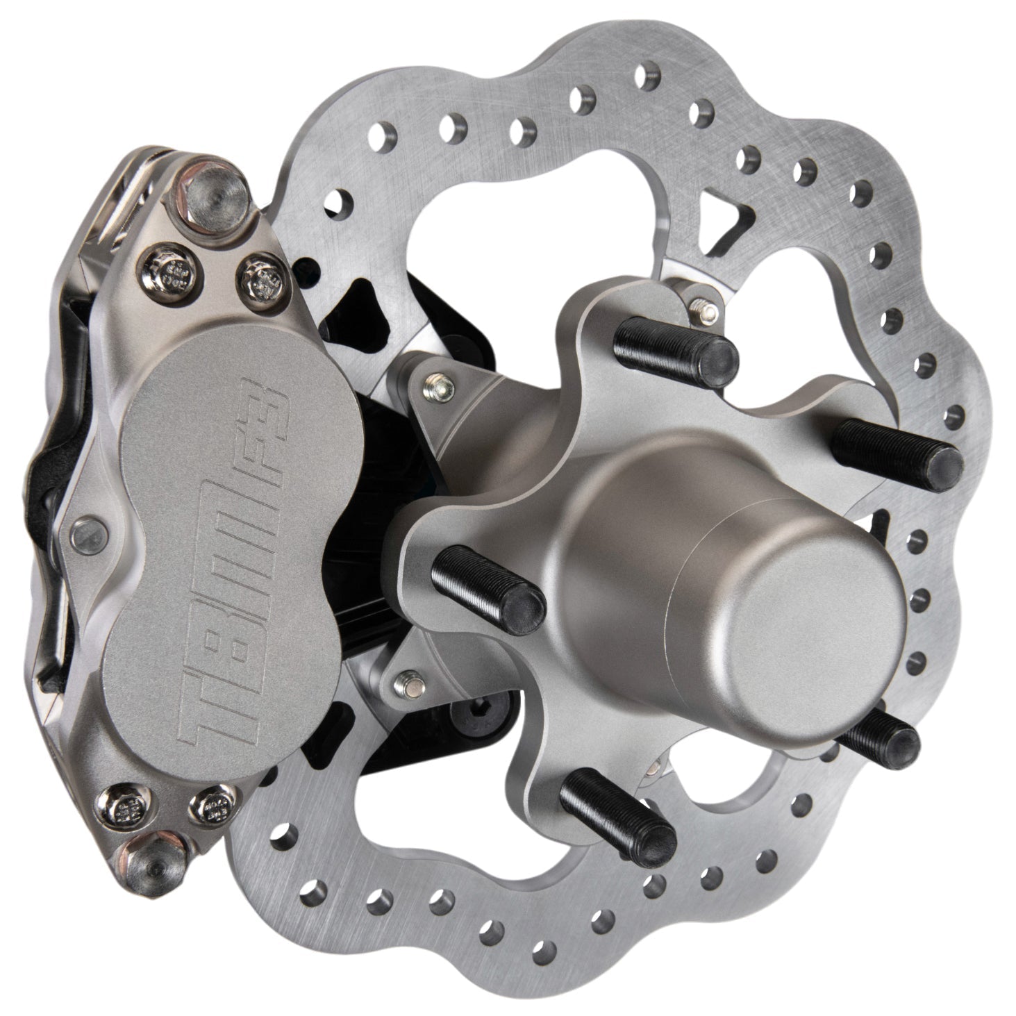 Racecraft 300107 (93-02 Camaro) Ultra Lites 2" Drop Billet Spindle Medium Duty 4 Piston Front Brake Kit (5x4.75) - Motion Raceworks