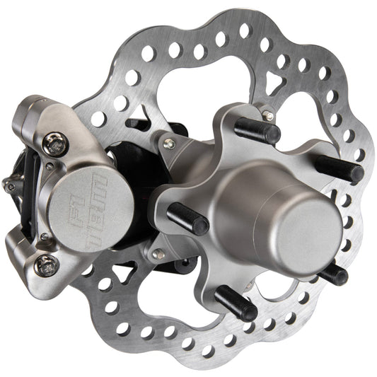 Racecraft 300107 (93-02 Camaro) Ultra Lites 2" Drop Billet Spindle Lightweight 2 Piston Front Brake Kit (5 on 4.75 Hubs)