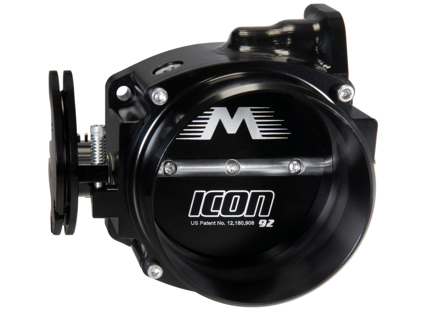 ICON 92/95mm Cable Drive Throttle Body (Black) w/ Interchangeable Connection - Motion Raceworks
