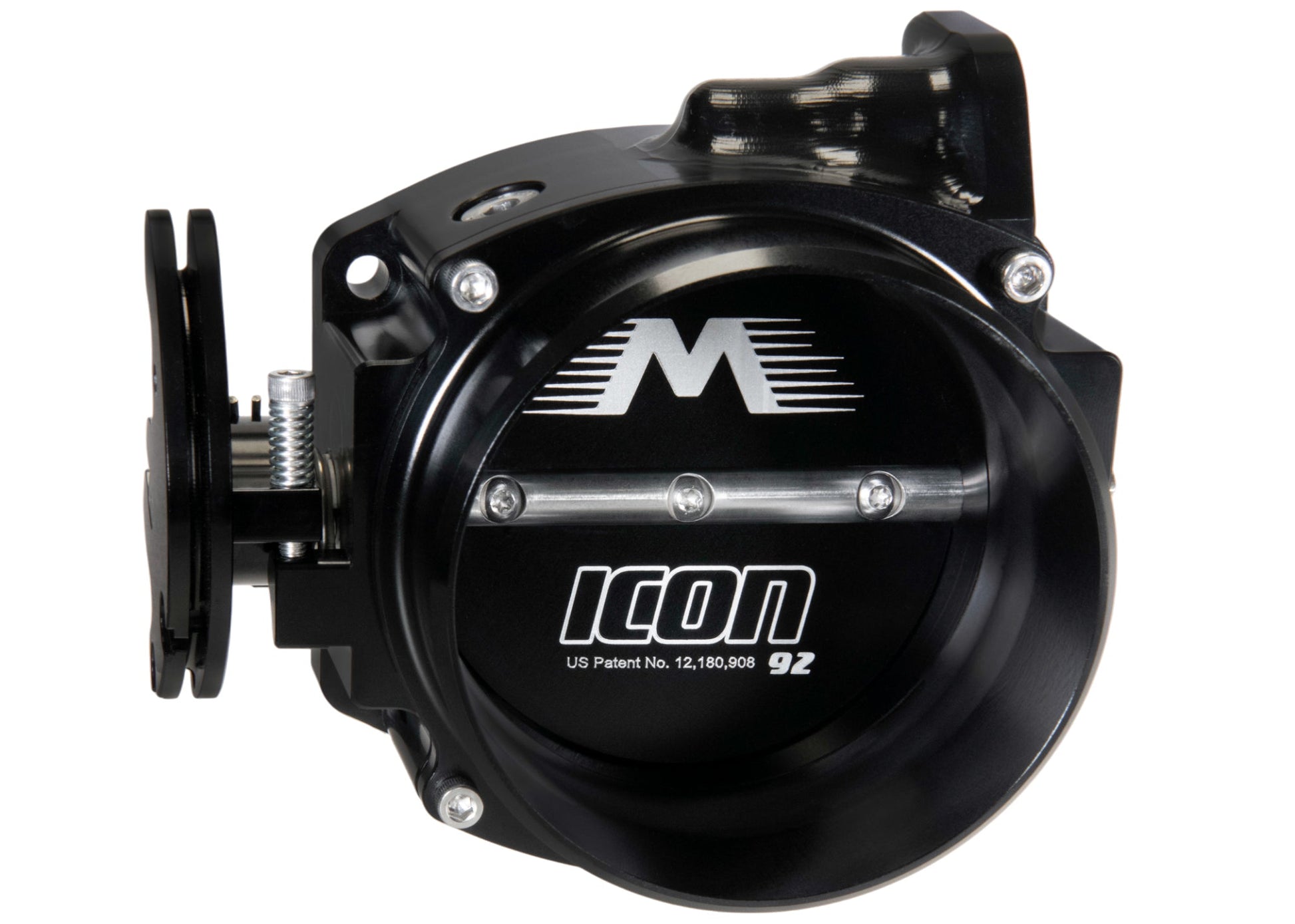 ICON 92/95mm Cable Drive Throttle Body (Black) w/ Interchangeable Connection - Motion Raceworks