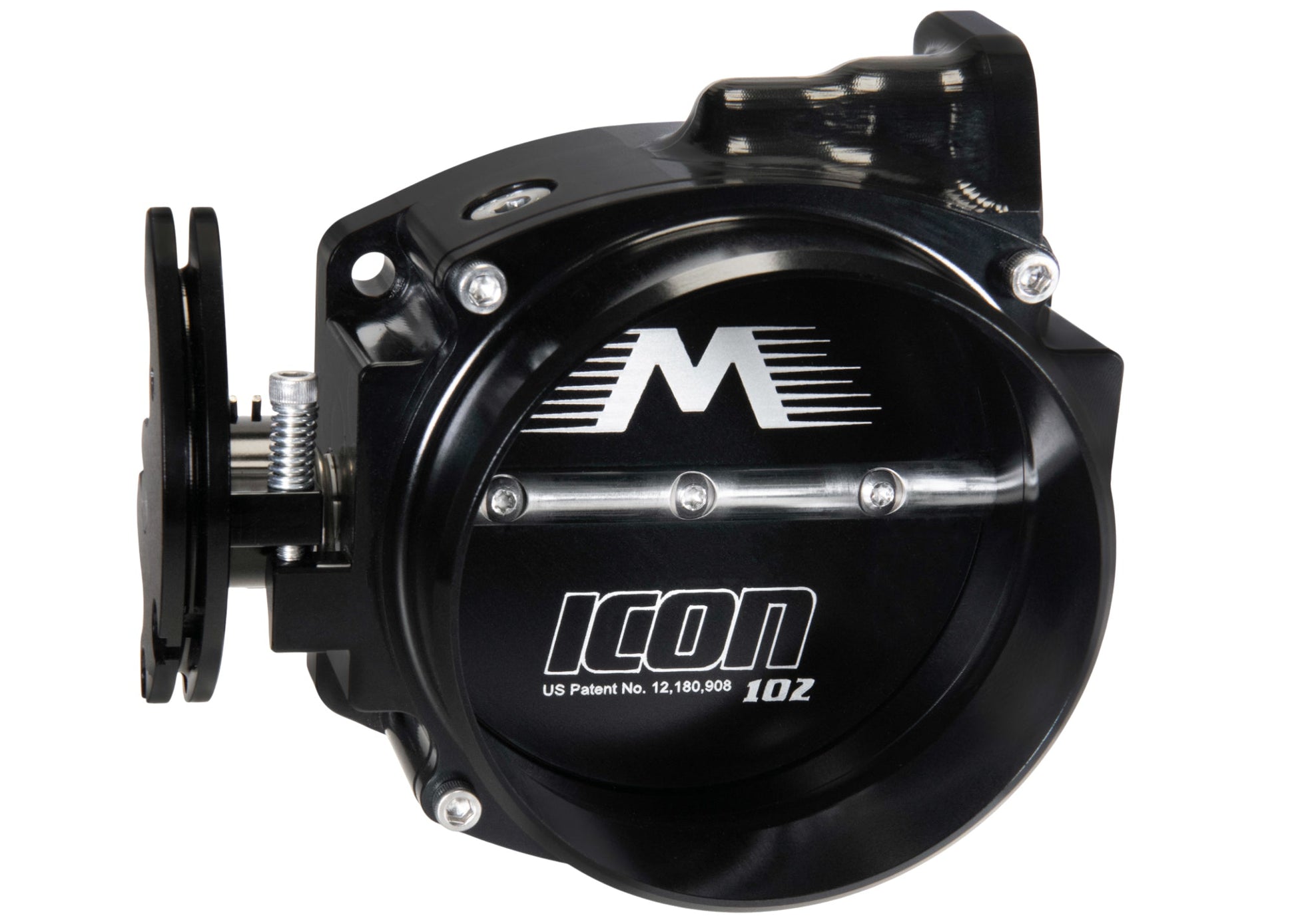 ICON 102/105mm Cable Drive Throttle Body (Black) w/ Interchangeable Connection - Motion Raceworks