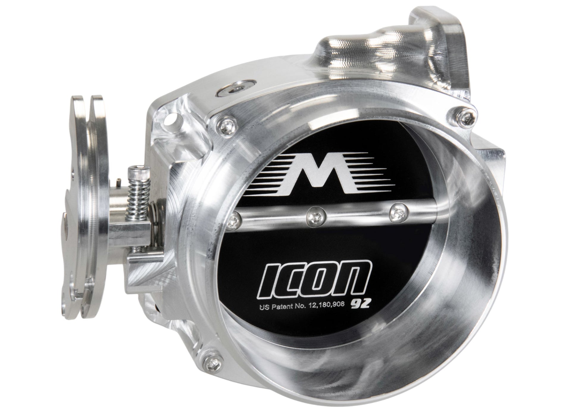 ICON 92/95mm Cable Drive Throttle Body (Bare Finish) w/ Interchangeable Connection - Motion Raceworks