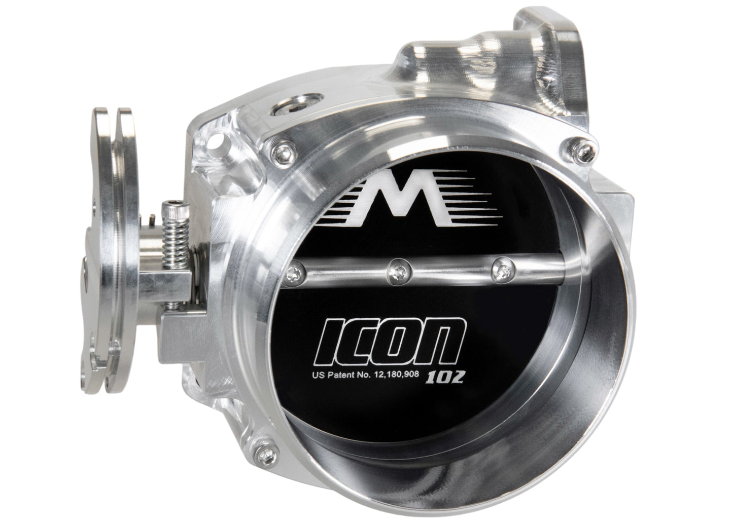 ICON 102/105mm Cable Drive Throttle Body (Bare Finish) w/ Interchangeable Connection - Motion Raceworks