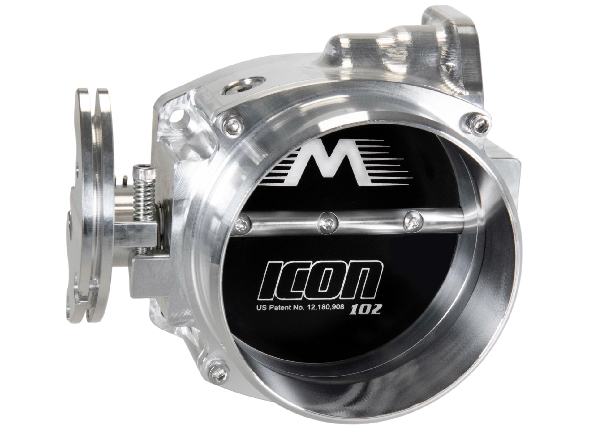 ICON 102/105mm Cable Drive Throttle Body (Bare Finish) w/ Interchangeable Connection - Motion Raceworks