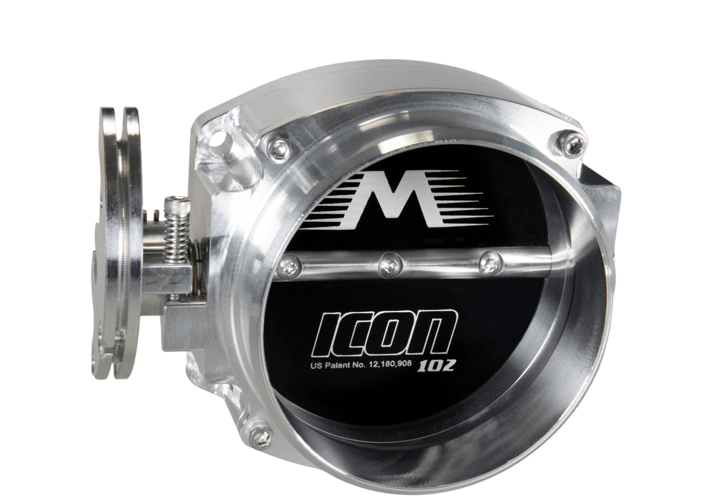 ICON Race 102/105mm Cable Drive Throttle Body (Bare Finish) w/ Interchangeable Connection - Motion Raceworks