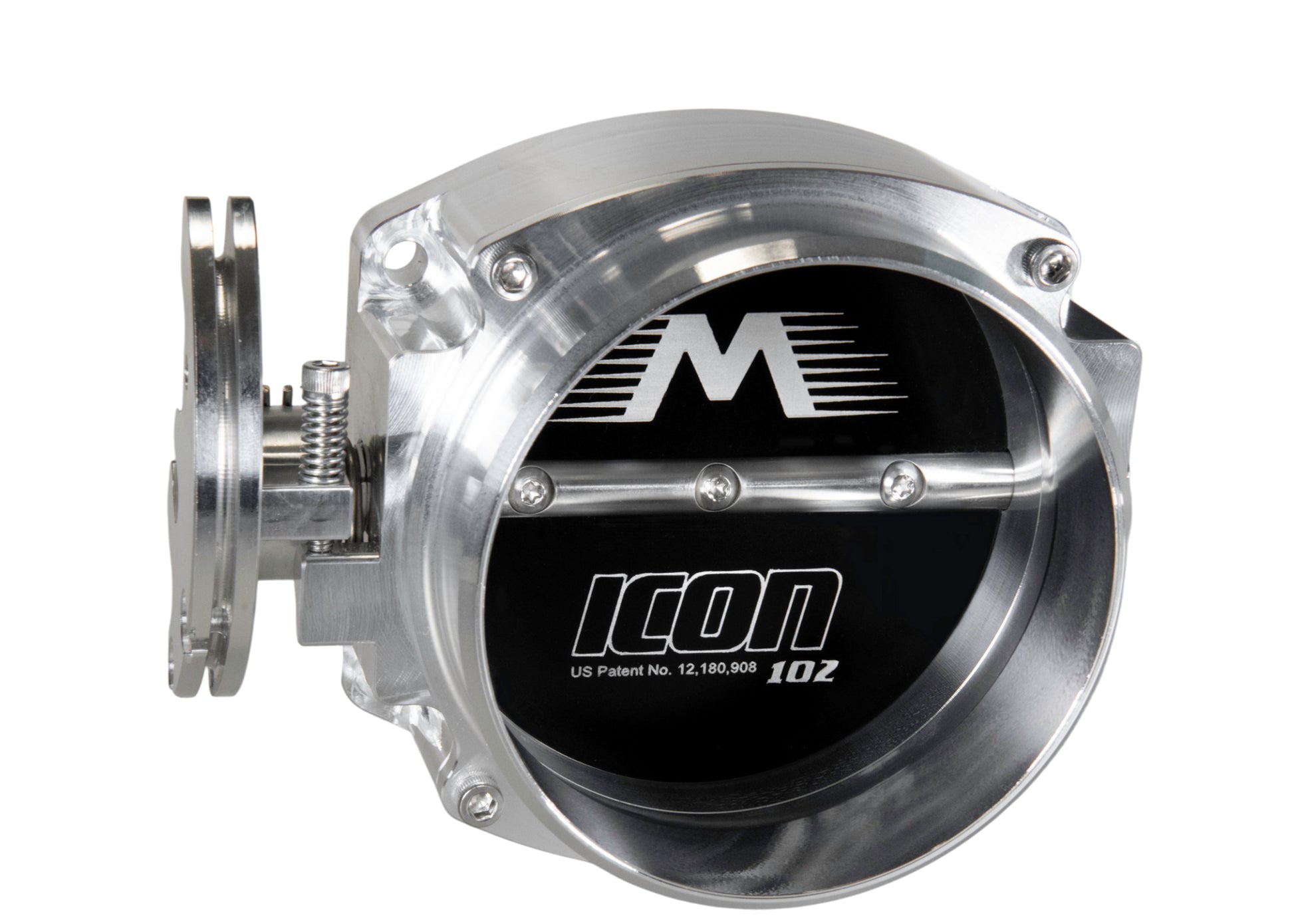 ICON Race 102/105mm Cable Drive Throttle Body (Bare Finish) w/ Interchangeable Connection - Motion Raceworks
