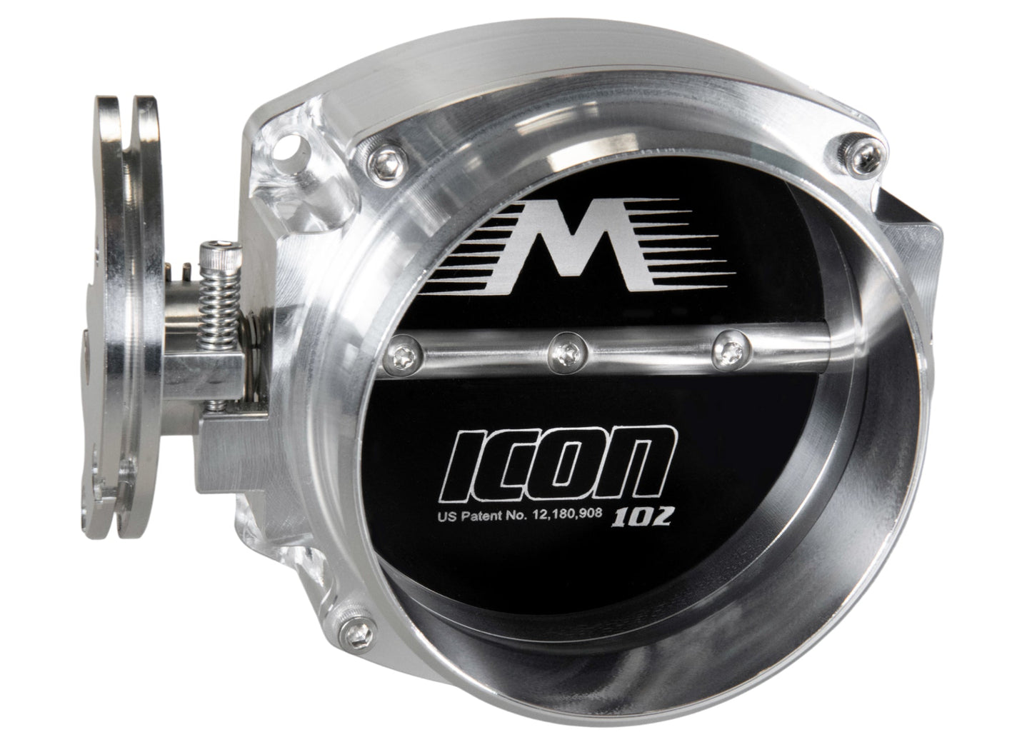 ICON Race 102/105mm Cable Drive Throttle Body (Bare Finish) w/ Interchangeable Connection - Motion Raceworks