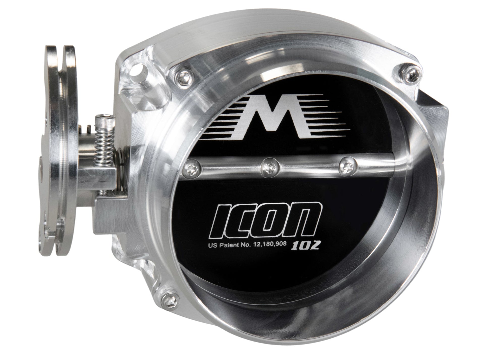 ICON Race 102/105mm Cable Drive Throttle Body (Bare Finish) w/ Interchangeable Connection - Motion Raceworks