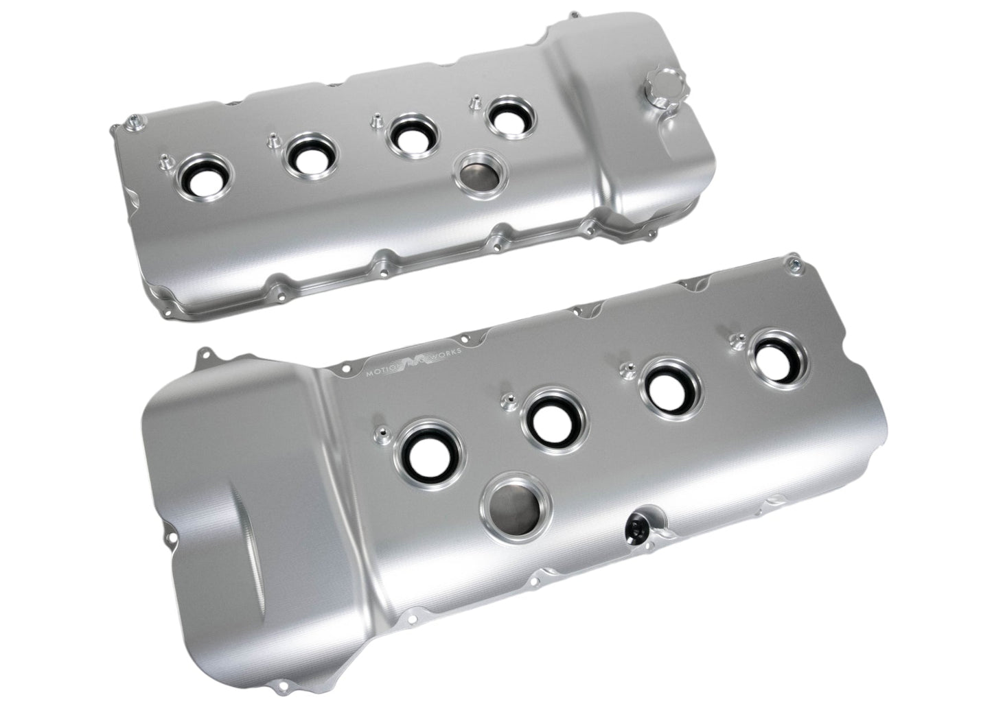Motion Raceworks Billet Coyote Valve Covers Clear Anodizing
