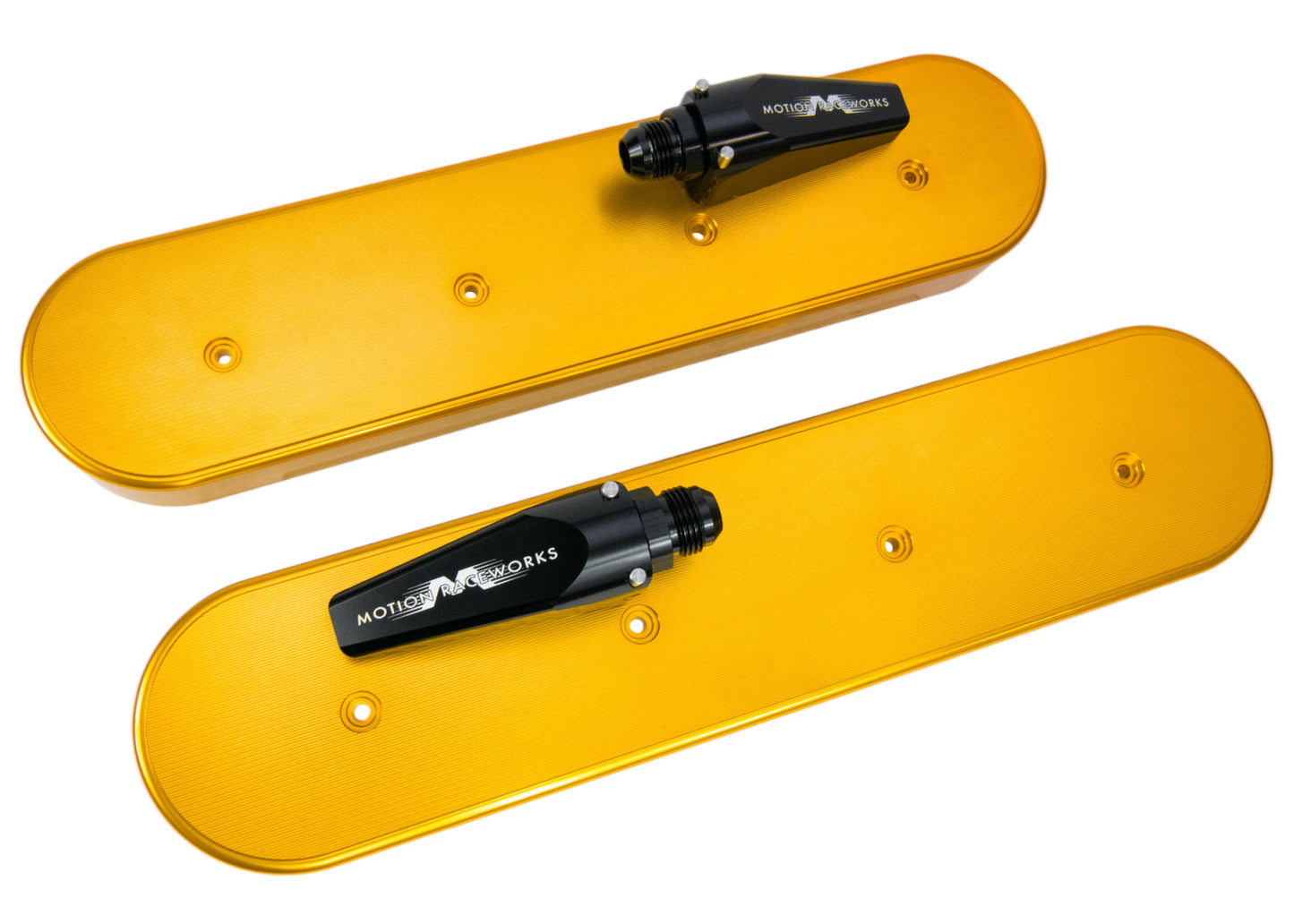 LS Xtra Clearance Race Gold Anodized Billet Valve Covers