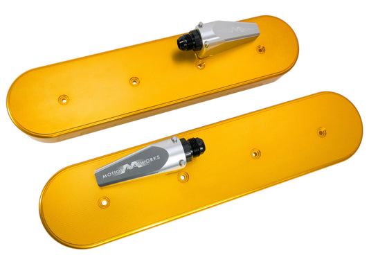 LS Race Gold Anodized Billet Valve Covers