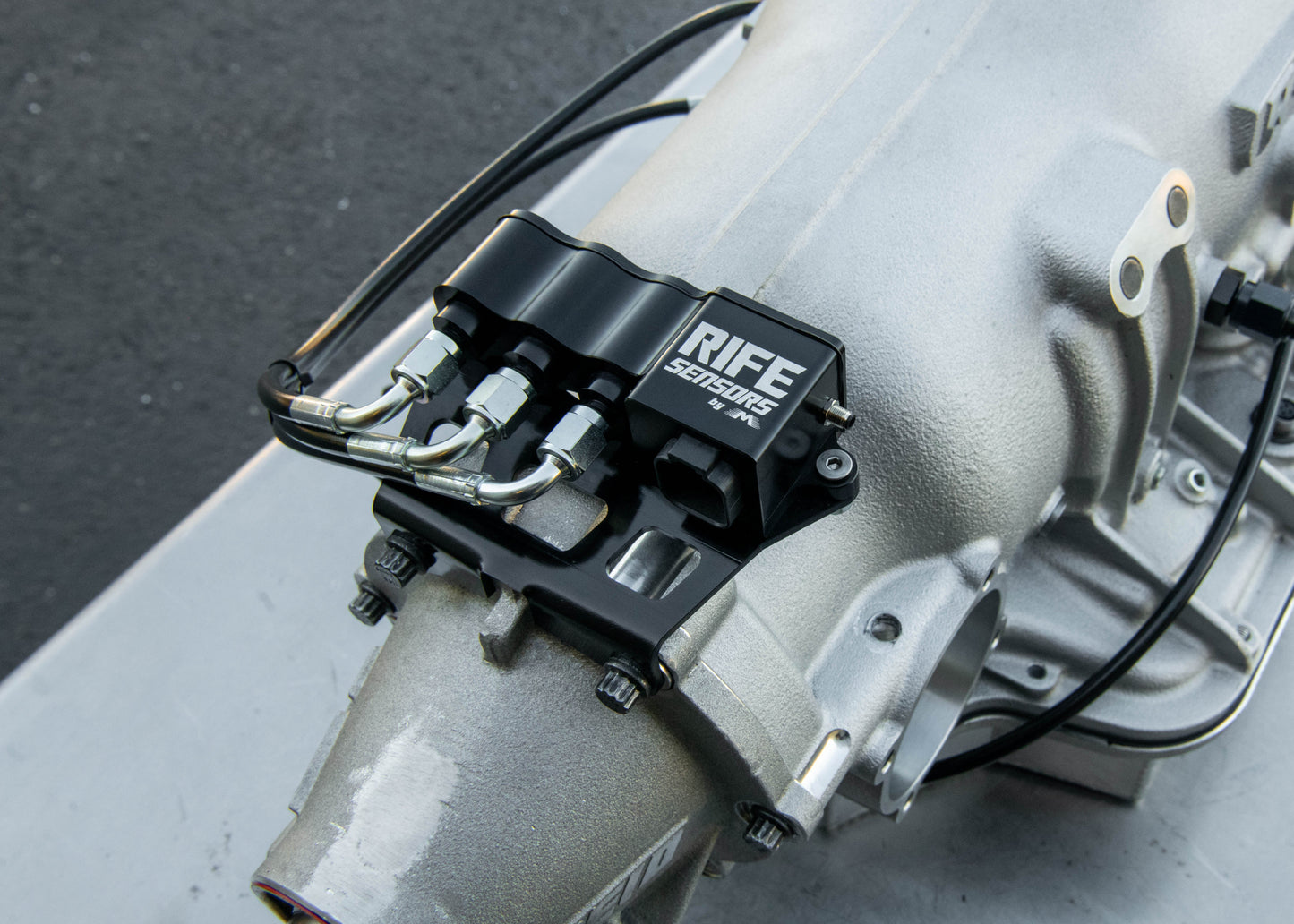 RIFE ProMod Series Transmission Combo Pack for TH400 Lock Up Transmission Pressure Triple Sensor Block Kit with Mount - Motion Raceworks