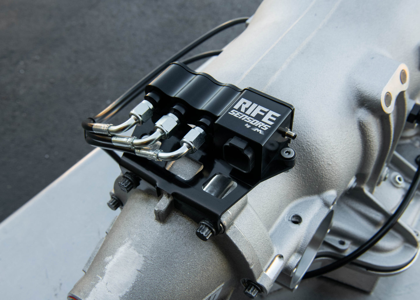 RIFE ProMod Series Transmission Combo Pack for TH400 Lock Up Transmission Pressure Triple Sensor Block Kit with Mount - Motion Raceworks