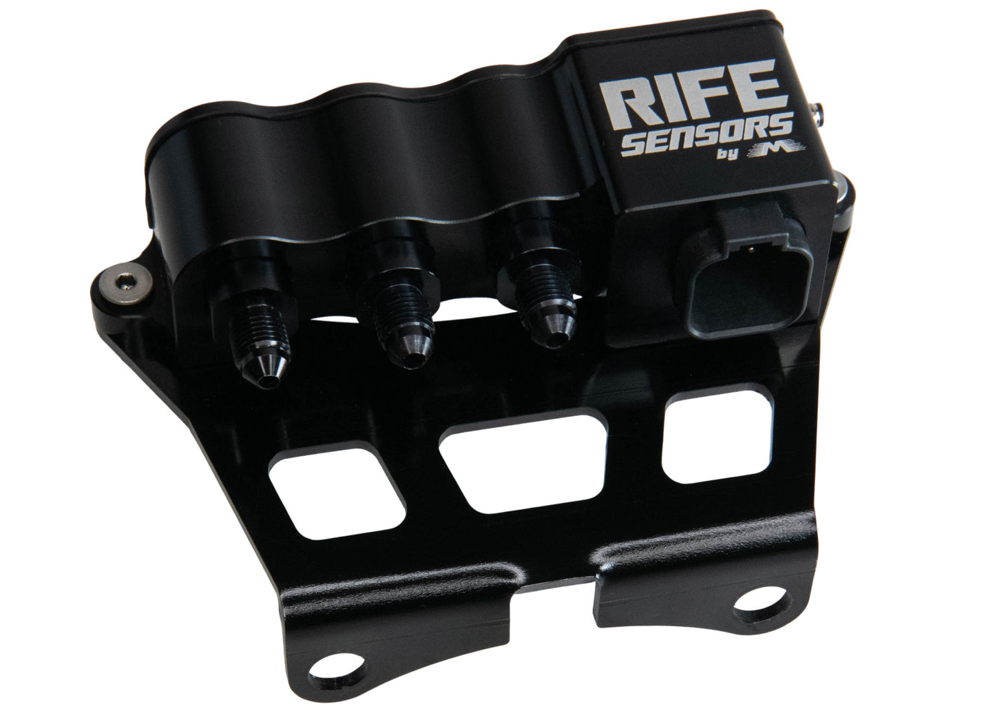 RIFE ProMod Series Transmission Combo Pack for TH400 Lock Up Transmission Pressure Triple Sensor Block Kit with Mount - Motion Raceworks