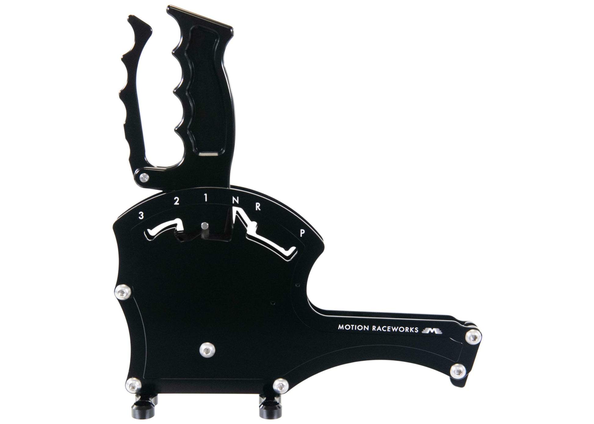 TH350 3 Speed Push To Shift Reverse Pattern Operator Series Billet Shifter Rear Exit - Motion Raceworks