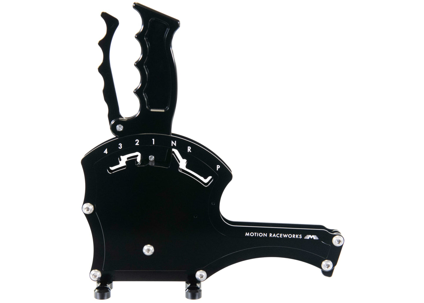 700R4 / 4L60E 4 Speed Reverse Pattern Operator Series Billet Shifter Rear Exit - Motion Raceworks