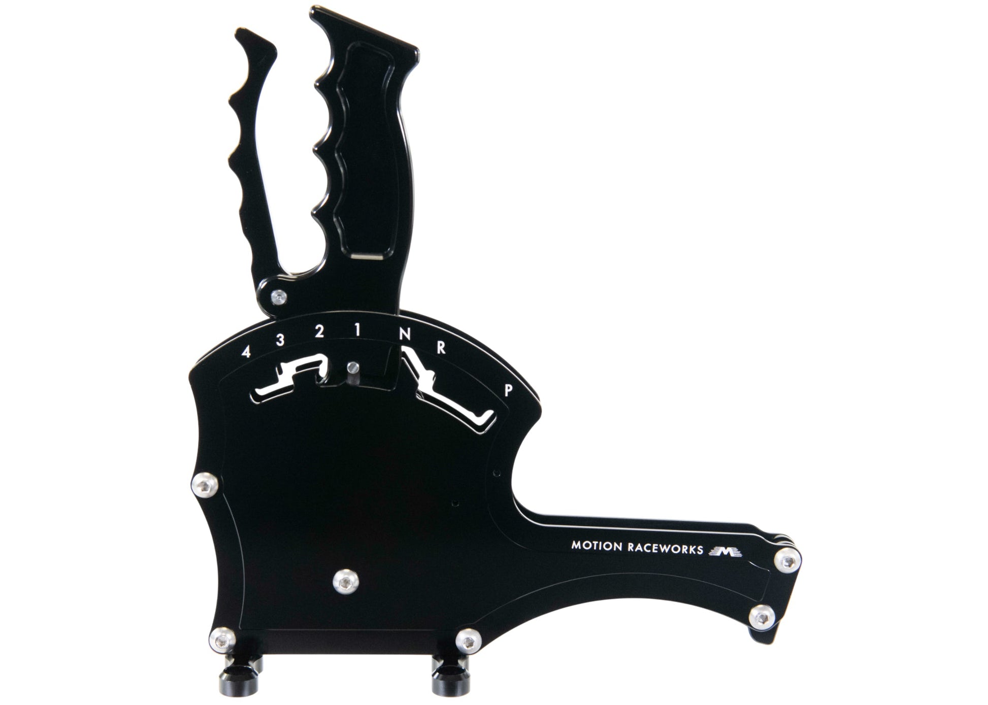 700R4 / 4L60E 4 Speed Reverse Pattern Operator Series Billet Shifter Rear Exit - Motion Raceworks